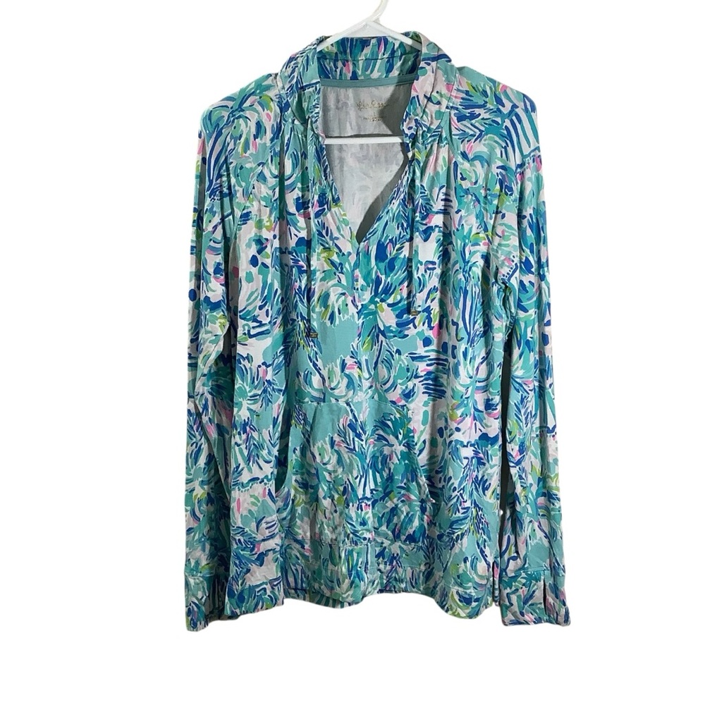 Lilly Pulitzer Cassi Popover Top - image 1